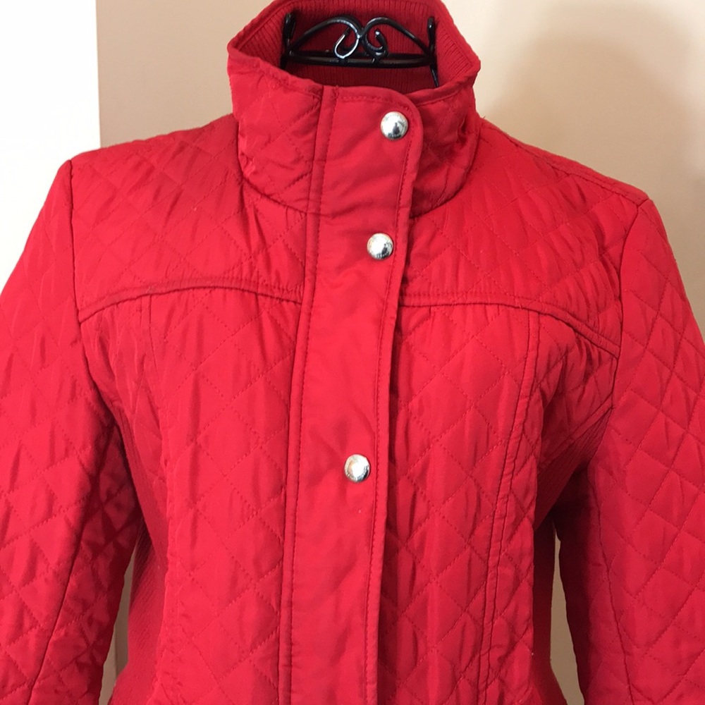 Weatherproof Quilted Red Jacket Size Medium - Picture 1 of 13